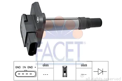 FACET 9.6345 Atesleme Bobını 6B905115E