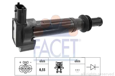 FACET 9.6520 Atesleme Bobını 2008-208-3008 I-Iı-308 Iı-5008 I-Iı-Partner-Berlıngo-C3 Iı-Iıı-C4 Iı-Cactus-Pıcasso- 9675390980