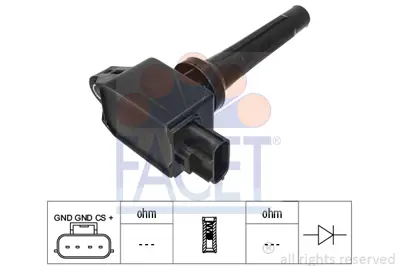 FACET 9.6527 Atesleme Bobını Mazda Iıı 1.5 2015-> Cx-3 2015-2018-Cx5 2011-2017 PYFS18100