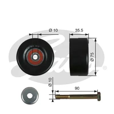 GATES T36357 Klıma Gergı Kasnagı 11925JA11A