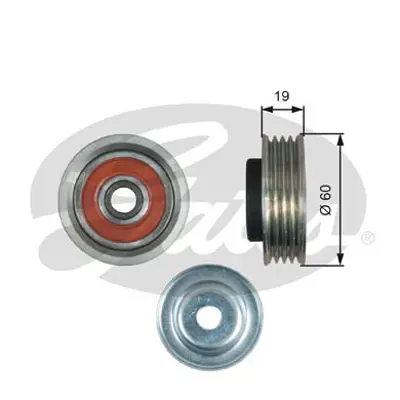 GATES T39181 Alternatör Rulmanı 4916082A00 71742776