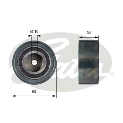 GATES T41238 Eksantrık Rulmanı Avare Golf V Passat Jetta Touran 04 2.0tdı (Cega Cbda Bkp) 3G109244 68000817AA MN980107