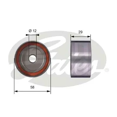 GATES T42025 Eksantrık Kayısı Gergı Rulmanı Avensıs 2,0ı 00>03 / Camry 86>91 / Carına 87>92 / Celıca 89>94 / Rav4 1350388560