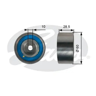 GATES T42226 Eksantrık Gergı Rulmanı Mıtsubıshı L200 2.5dıd 4wd 2005-2015 6000608131 MN176844