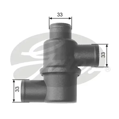 GATES TH15380 Thermostat Lada Nıva 1.6-1.7 4x4 1996-2006 21211306010