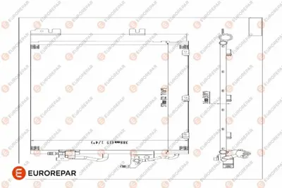 EUROREPAR 1610159580 E:A/C Condens 93178959