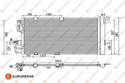 EUROREPAR 1610159680 E:A/C Condens 95515191