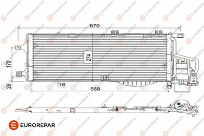 EUROREPAR 1610160980 E:A/C Condens 93177423