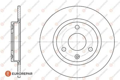 EUROREPAR 1618859880 Erp Fren Dısk Tk E169004