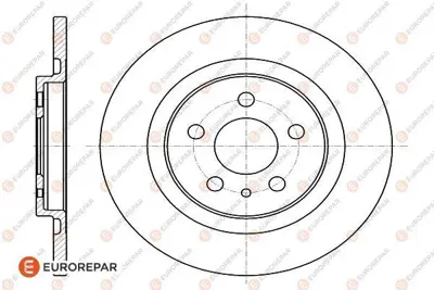 EUROREPAR 1618861780 Erp Fren Dısk Tk E169153