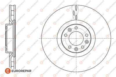 EUROREPAR 1618864280 Erp Fren Dısk Tk 424988