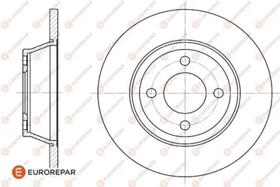 EUROREPAR 1618868280 Frendıskı 8A0615301D