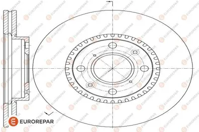 EUROREPAR 1618870780 Dısk Ayna Ön 95513700