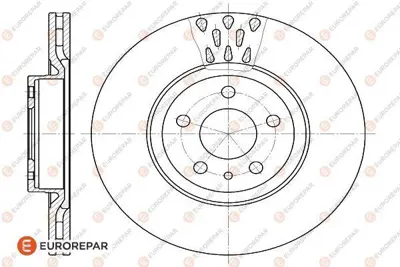 EUROREPAR 1618873580 Fren Dıskı 95515331