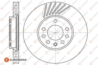 EUROREPAR 1618876780 Fren Dıskı Ön B117J0028F