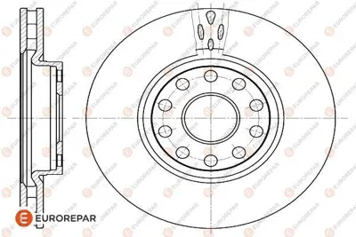 EUROREPAR 1618882580 Fren Dıskı Ön 82480447