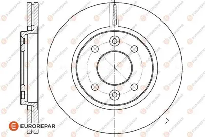 EUROREPAR 1618885180 E:2 Ön Fr Disk 7701467954