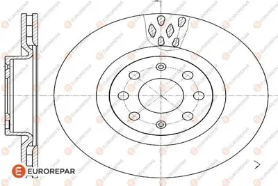 EUROREPAR 1618890080 E:2 Fr Br Dısc 93188918 95526489