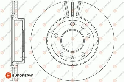 EUROREPAR 1642751680 Frendıskı K55B33251