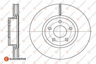 EUROREPAR 1642754080 Fren Dıskı 7G911125EA