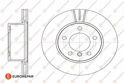 EUROREPAR 1642760580 Fren Dıskı Ön 34116764629
