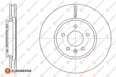 EUROREPAR 1642764880 Fren Dıskı Ön 95527034