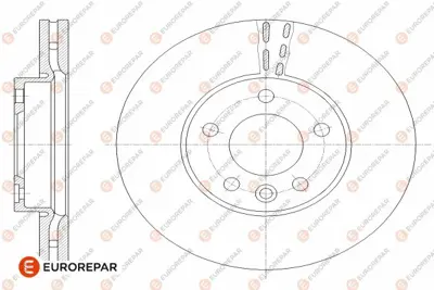 EUROREPAR 1642767580 Frendıskı 7E0615301D