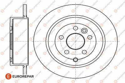 EUROREPAR 1642768080 Fren Dıskı Arka LR001018