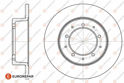 EUROREPAR 1642775780 Fren Dıskı Arka FTC86