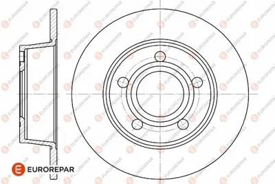 EUROREPAR 1642776080 Frendıskı 4B0615601A