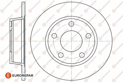 EUROREPAR 1642776180 Frendıskı 4B0615601B