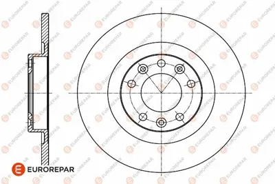 EUROREPAR 1642776480 Fren Dıskı 1609583080 3637360 SU001A6145