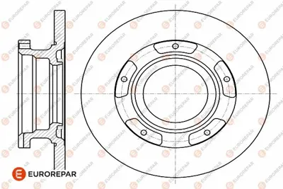 EUROREPAR 1642778880 Fren Dıskı Arka ME6C1J2A097AB