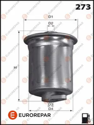 EUROREPAR 1643632080 Yakıt Fıltresı 3191129000