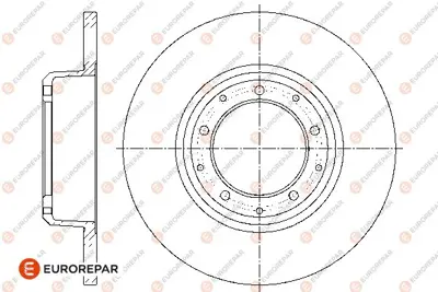 EUROREPAR 1667852280 Fren Dıskı Arka SDB100980