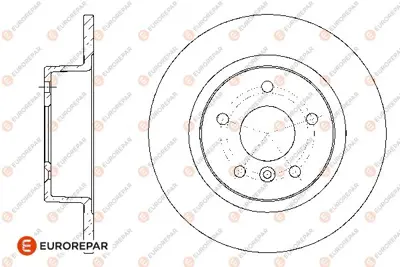 EUROREPAR 1667852580 Fren Dıskı Arka SDB000470