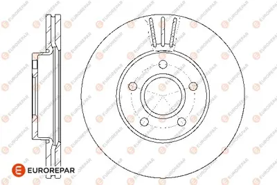 EUROREPAR 1667854880 Fren Dıskı Ön 31381374 AV611125BB