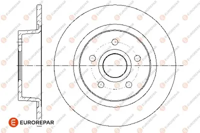 EUROREPAR 1676007880 Fren Dıskı Arka 4475316