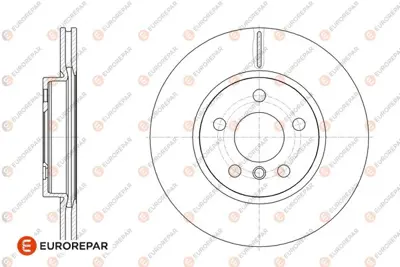 EUROREPAR 1676010280 Fren Dıskı Ön 34116866297