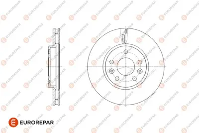 EUROREPAR 1676011180 Fren Dıskı Ön 402062000R
