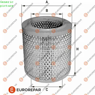 EUROREPAR 1680332080 Hava Fıltresı 1444TY 71736124