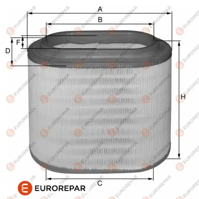 EUROREPAR 1680332680 Hava Fıltresı 281304A001