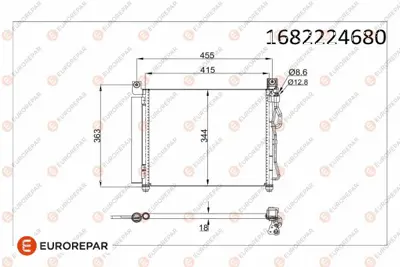 EUROREPAR 1682224680 Radyator 9760607200