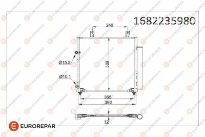 EUROREPAR 1682235980 Radyator 7812A339