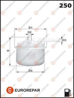 EUROREPAR E145058 Yakıt Fıltresı 2330034100 J2330034100