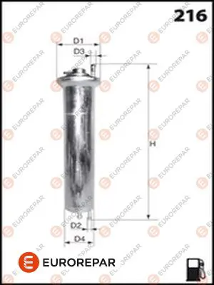 EUROREPAR E145073 Yakıt Fıltresı 16126750475