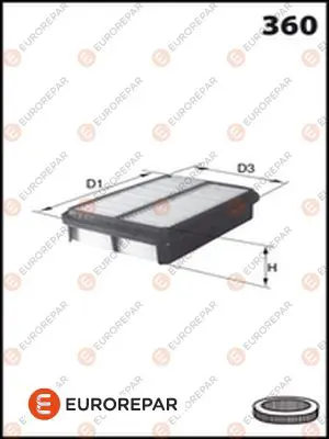 EUROREPAR E147229 Eelfıltreaı 17220PDFE01