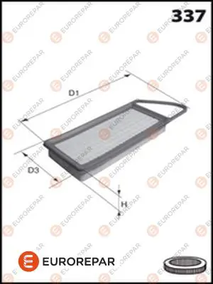 EUROREPAR E147232 Hava Fıltresı 17220PWC505HE