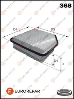 EUROREPAR E147328 Eelfıltreaı 1780126010