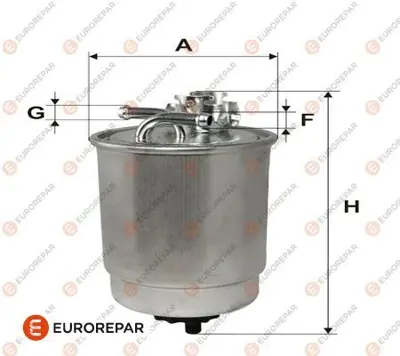 EUROREPAR E148105 Yakıt Fıltresı 1022920 191127401M 2TA127401